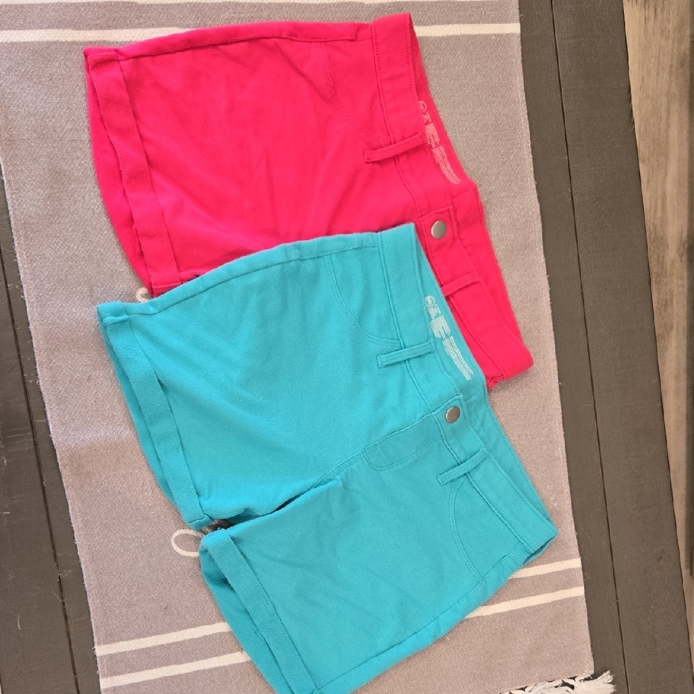 Wonder Nation Pink and Blue Athletic Shorts